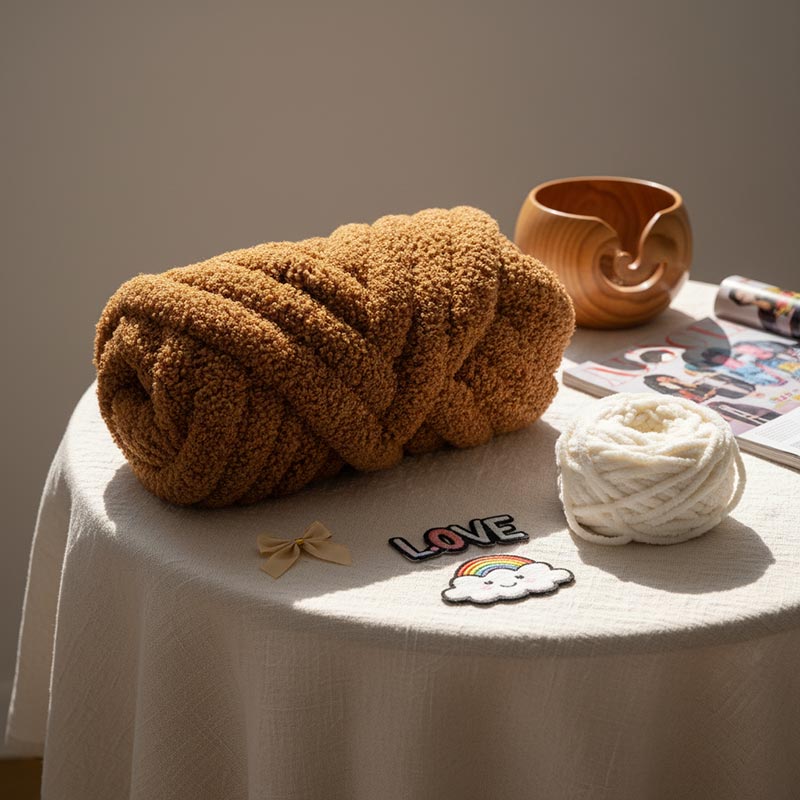 3 سم مكتنزة تيدي الصوف غزل الشنيل