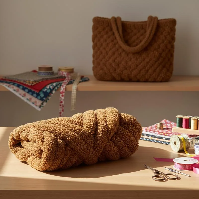 3cm Chunky Teddy Fleece Chenille Yarn